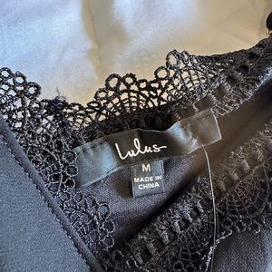 New new new LULUS BLACK SHORT DRESS